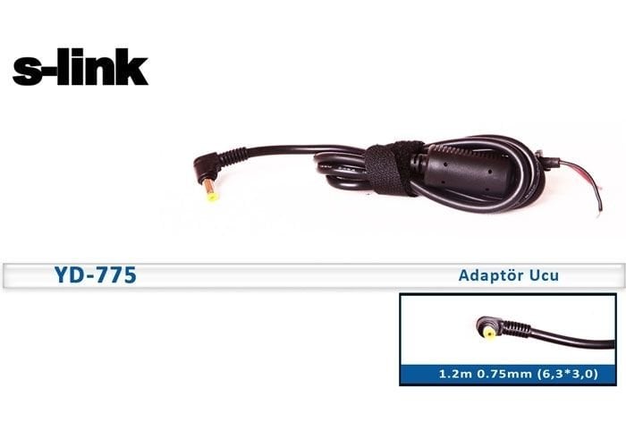 S-link YD-775 1.2m 0.75mm (5,5*1,75) Notebook Adaptör Kablo