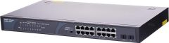Reyee RG-ES118FGS-LP 18 Portlu, 10/100 Fast Ethernet,Tak Çalıştır Switch, 2 Gigabit Combo, 16 Port PoE+ (120W)