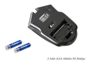 Everest SMW-248 Kırmızı 6D 1600/1200/800 Dpi Kablosuz Mouse
