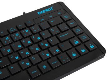 Everest KB-410 Siyah USB Q Mini Klavye