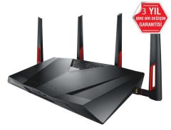 ASUS DSL-AC88U DUAL BAND-GAMİNG-AİPROTECTİON-TORRENT-BULUT-DLNA-4G-VPN-ADSL-VDSL-FİBER-MODEM ROUTER