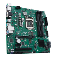 ASUS PRO Q470M-C CSM Intel Q470 LGA1200 DDR4 2933 DP HDMI VGA Çift M2 USB3.2 PCI TPM mATX Intel Vpro desteği