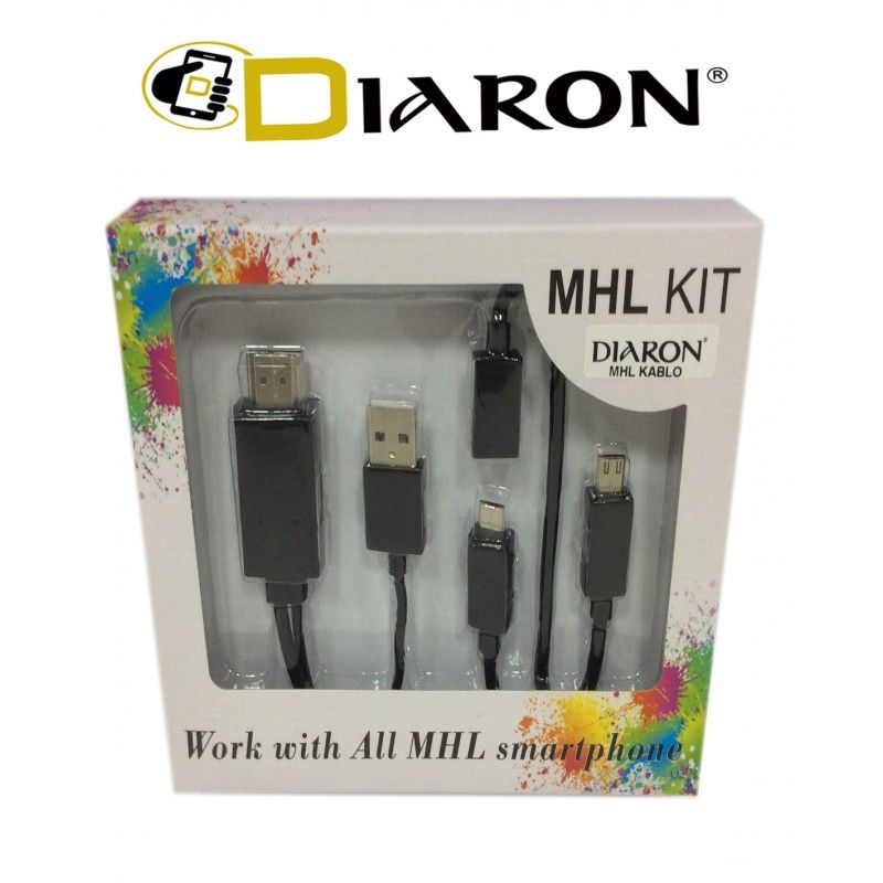 MCRO-HDMI GİRİŞLİ MHL KABLO DRN-665