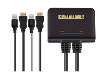 S-Link SL-2702HKW 2\'li HDMI Kablolu Otomatik Kvm Switch, 1.8 M (Kutusuz)