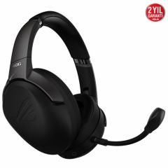 ASUS ROG STRIX GO 2.4 OYUNCU KULAKLIĞI AI-MIC ÖZELLİKLİ PC/MAC/PS4 2.4GHZ KABLOSUZ BAGLANTI 25 SAATE KADAR PİL ÖMRÜ 40MM'LIK ASUS ESSENCE SÜRÜCÜLER USB-C/3.5MM BAĞLANTI