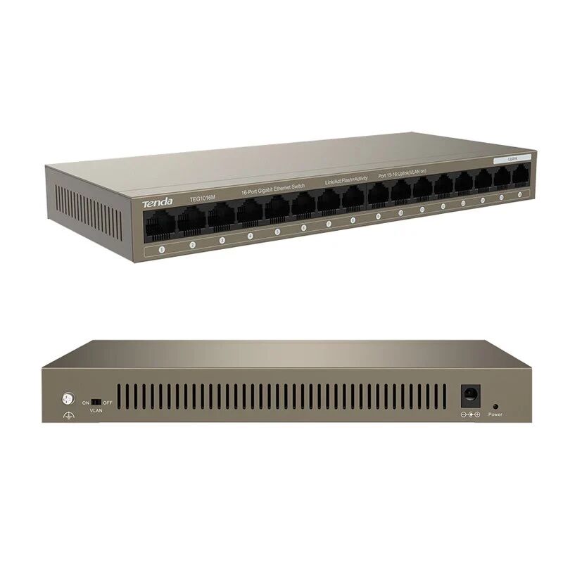 TENDA TEG1016M 16PORT 10/100/1000 GIGABIT SWITCH