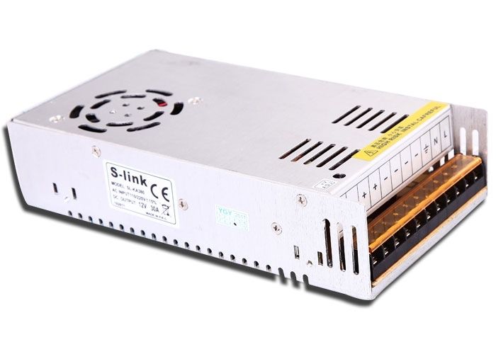 S-link SL-KA380 12V 30A 380W Metal Kamera Güç Kaynağı