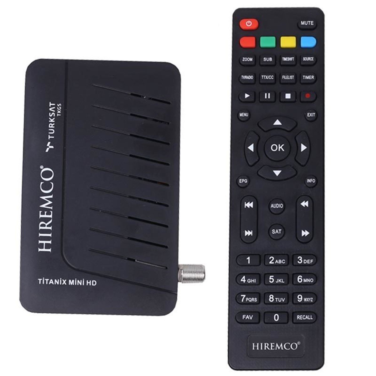 Hiremco Titanix Full HD TKGS'li Mini Uydu Alıcısı (Youtube-4K-Wifi)