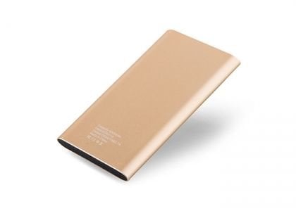 S-link IP-P22 4000mAh 1-2A Alüminyum Slim Powerbank Gold Taşınabilir Pil Şarj Cihazı