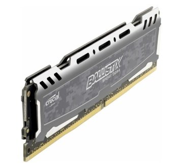 Crucial Ballistix Sport LT Gray 8GB DDR4-2400 UDIMM Gaming Ram - BLS8G4D240FSB