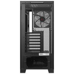 Rampage HYDRA V2 BLACK Type-C+USB3.0 Temperli Camlı 4*ARGB Infinity Fan+Hub E-ATX Exclusive Gaming Oyuncu Kasası