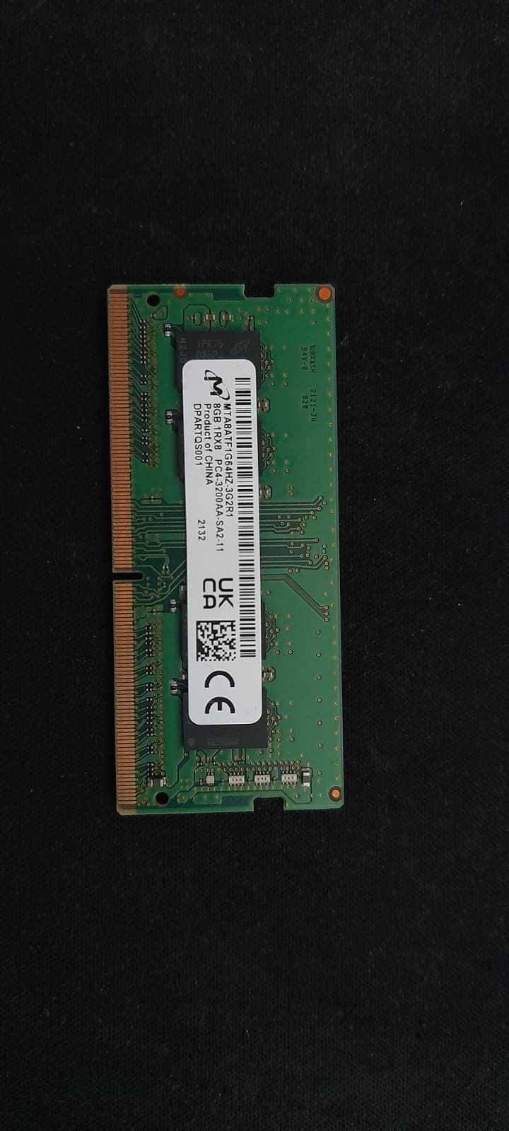 MİCRON MTA8ATF1G64HZ-3G2R1 DDR4 8GB SODIMM LAPTOP RAM