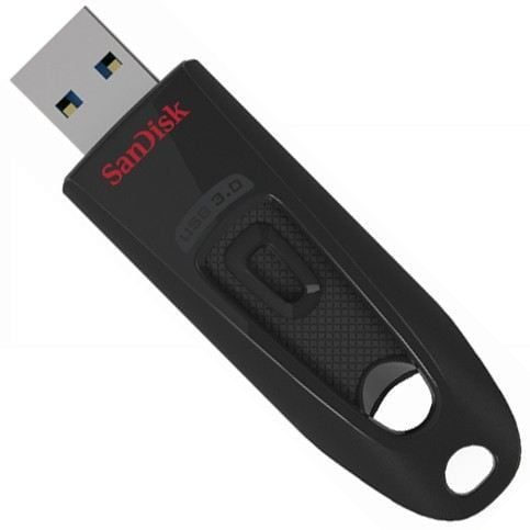 SANDİSK SDCZ48-064G-U46 64GB Ultra USB 3.0 Siyah USB Bellek