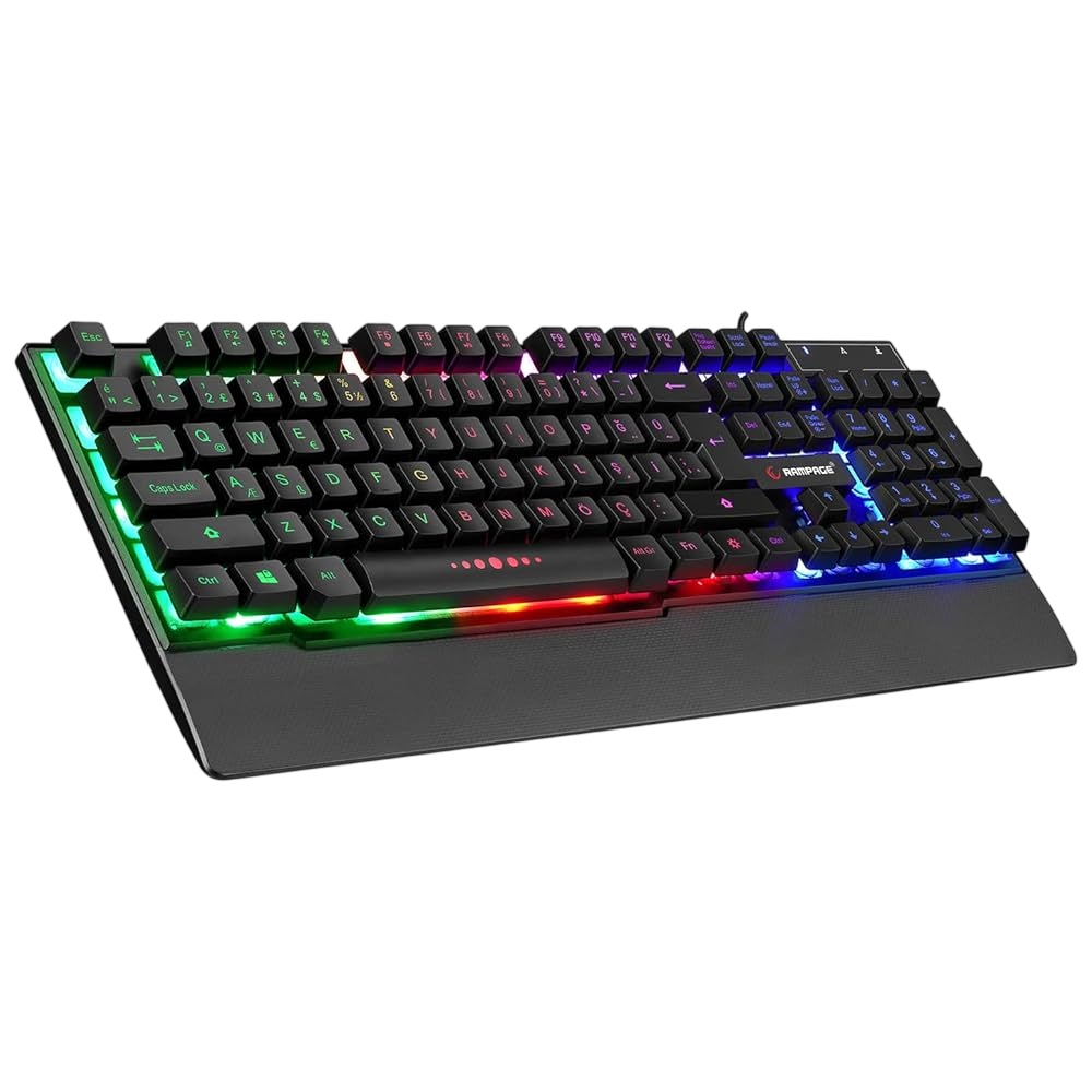 Rampage Kb-R66 Usb Gökkuşağı Aydınlatmalı KL EVEREST KB-R66, one size