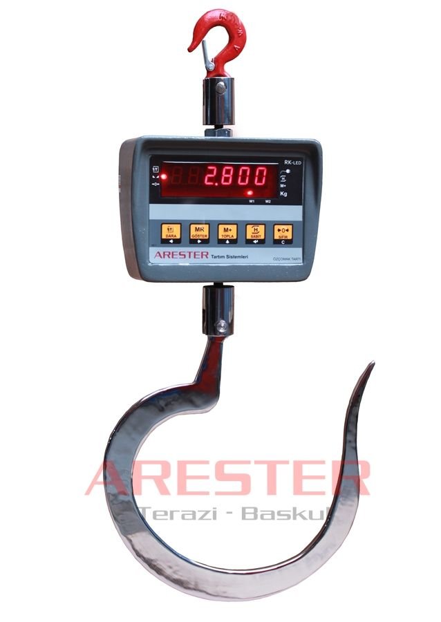 RK-LED 600 Kg Çengelli Et Tartım Baskülü