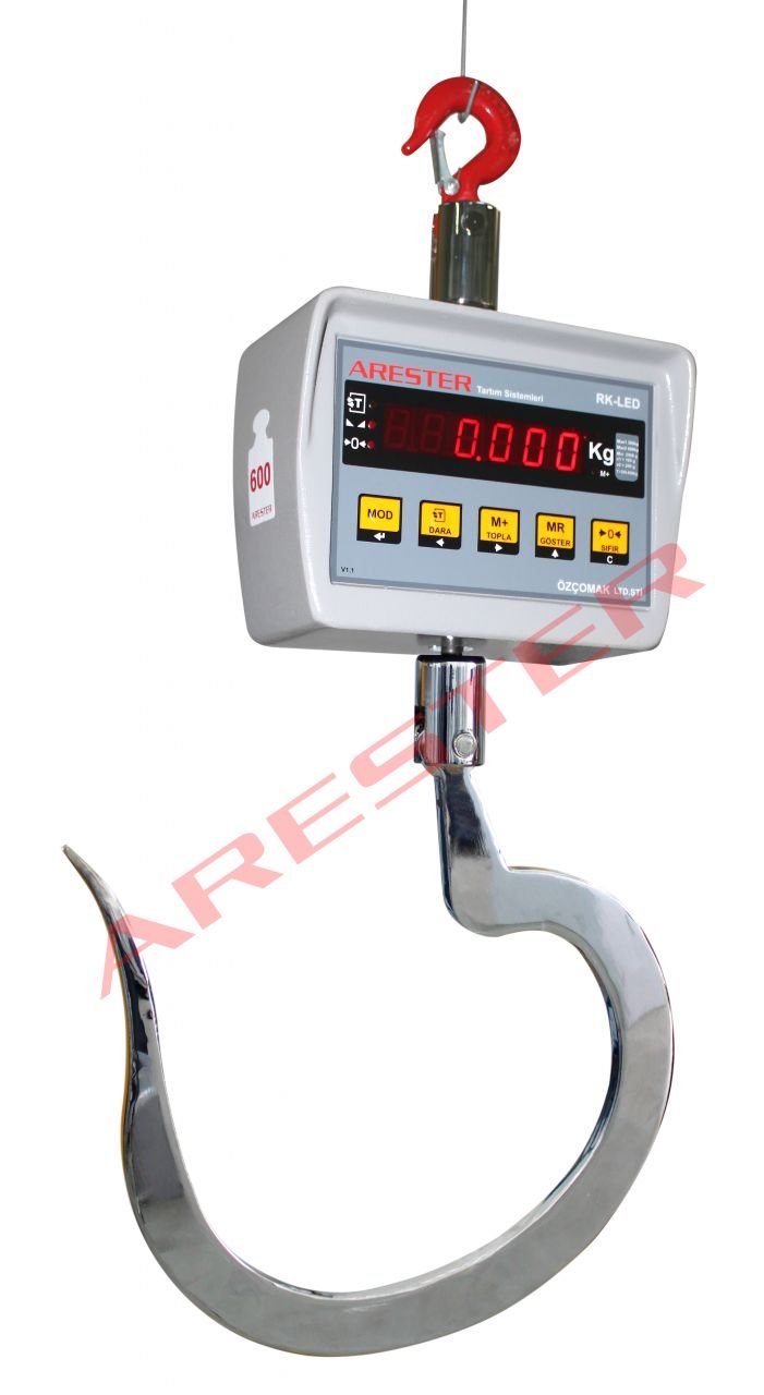 RK-LED 300 Kg Çengelli Et Tartım Baskülü
