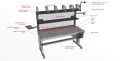 FLOW Seri 80x180 Paketleme ve Tasnif Masası E-Ticaret - Packing Station