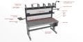 Arester FLOW 80x180 Paketleme ve Tasnif Masası | E-Ticaret Kargo Hazırlık Masası