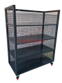 WireRack Tekerlekli Tel Panel Raf Arabası | Endüstriyel Depo Taşıma ve Saklama Ünitesi
