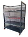 WireRack Tekerlekli Tel Panel Raf Arabası | Endüstriyel Depo Taşıma ve Saklama Ünitesi