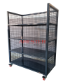WireRack Tekerlekli Tel Panel Raf Arabası | Endüstriyel Depo Taşıma ve Saklama Ünitesi