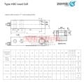 H8C Loadcell 100 Kg