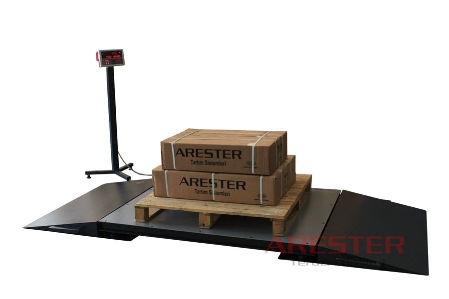 4L-R 150x150 3000 Kg Ayrık Rampalı Elektronik Baskül