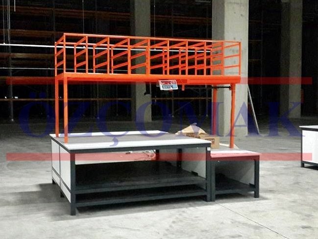 Paketleme ve Tasnif Masası 220x280cm OMSAN LOJİSTİK - Packing Station