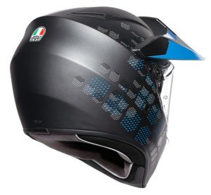 AGV AX-9 Kask Antartica Matt Black Cyan