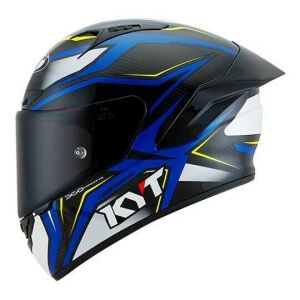 Kyt NZ-Race Karbon Kask Stride Beyaz Mavi