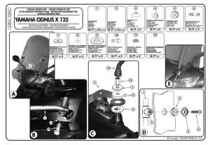 Kappa A283A Yamaha Cignus X 125 Ön Cam Siperlik Bağlantısı