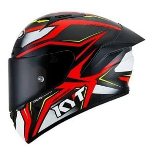 Kyt NZ-Race Karbon Kask Stride Kırmızı Beyaz