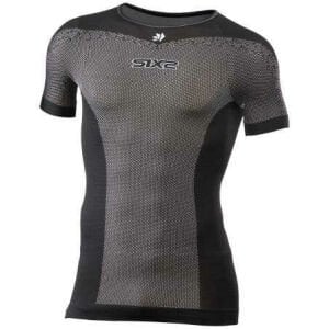 Six2 BreezyTouch Yazlık Termal T-Shirt Karbon Siyah