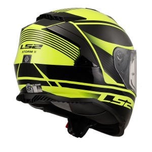 Ls2 Storm 2 Kask Dodger Mat Siyah Neon Sarı