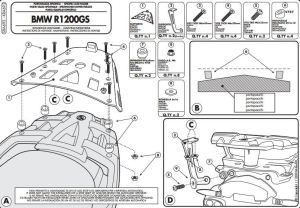 Givi SRA692 Bmw R 1200 Gs (07-12) Arka Çanta Demiri