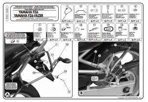 Kappa KL351 Yamaha FZ6 Yan Çanta Demiri