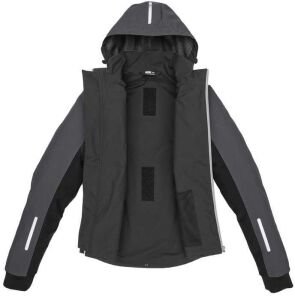 Spidi Hoodie H2Out II Ceket Siyah Kırmızı