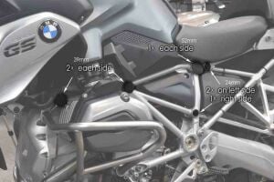 Puig 9332N Bmw R1200GS Adventure (23) Şasi Tıkaçları