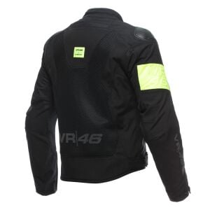 Dainese VR46 Wetlap Air D-Dry Ceket Siyah Fluo Sarı