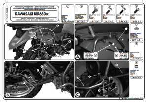 Kappa KL448 Kawasaki KLR 650 Enduro Yan Çanta Demiri