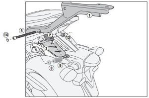 Givi 2118FZ Yamaha Mt-07 (14) Arka Çanta Demiri