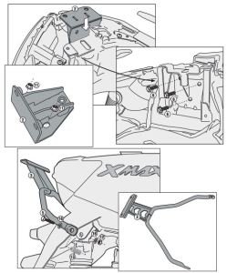 Givi SR2117 Yamaha X-Max 125-250 Arka Çanta Demiri
