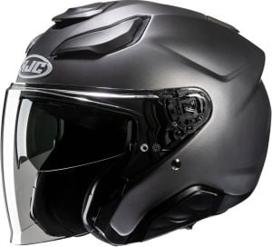 Hjc F31 Kask Semi Flat Titanium