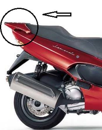 Kappa KR75 Aprilia Leonardo 250 Arka Çanta Demiri