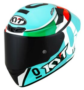 KYT TT-Course Kask Leopard Replica Trocolore