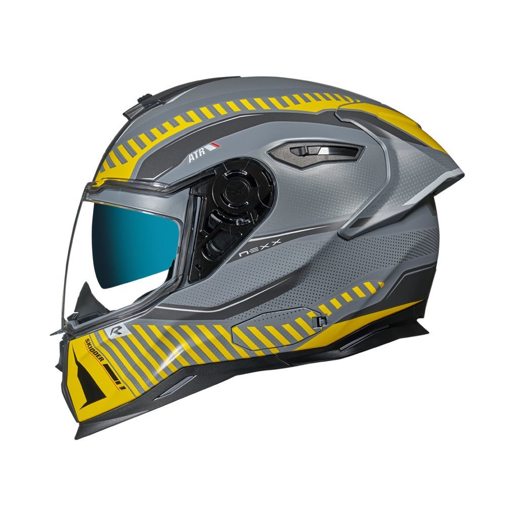 Nexx Sx.100R Kask Skidder Mat Sarı Gri