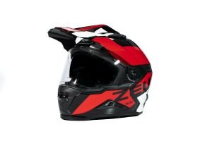 Zeus ZS 913 Kask Solid Siyah BF8 Kırmızı