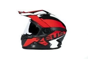 Zeus ZS 913 Kask Solid Siyah BF8 Kırmızı