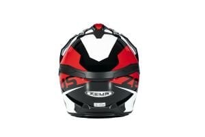 Zeus ZS 913 Kask Solid Siyah BF8 Kırmızı