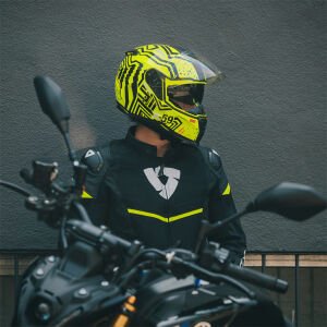 Nexx SX.100 Enigma Neon Sarı Siyah Kask